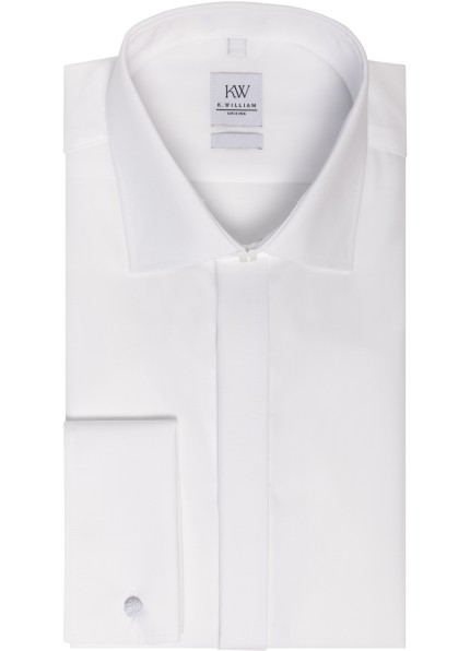 K.William fehér duplamandzsettás ing / UNI - 6_40_229660_01_SF_XS