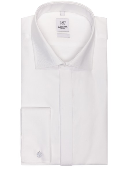 K.William fehér duplamandzsettás ing / TWILL - 6_40_229685_01_MF_M