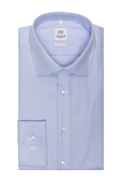 K.William világoskék business ing / TWILL